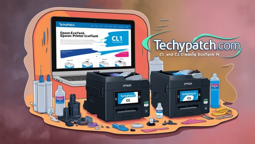 CL1 vs CL2 Cleaning Epson Printer EcoTank