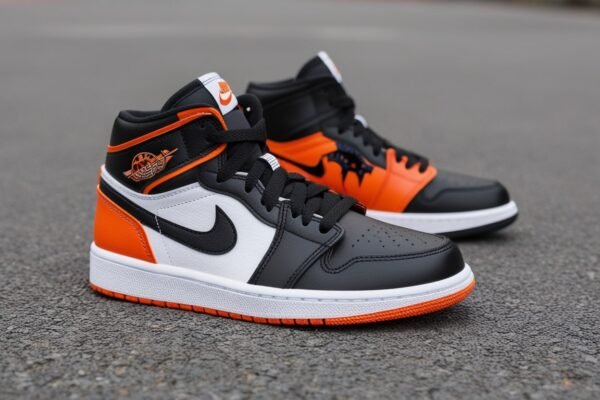 kid's air jordan 1 low gs halloween