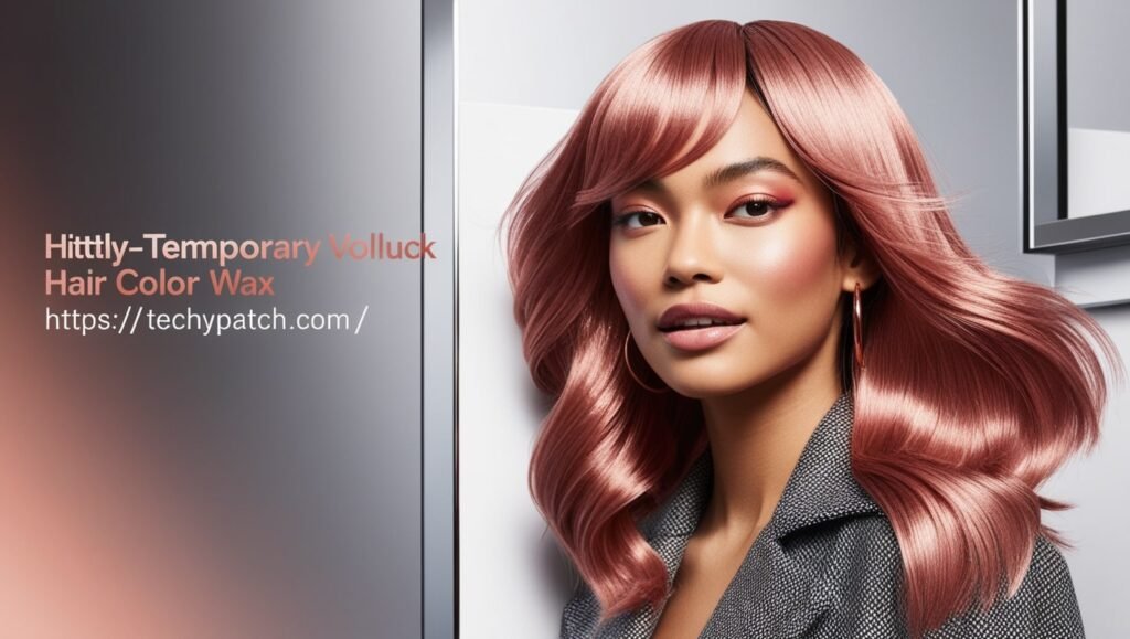 Volluck Hair Color Wax Temporary Hair Color Rose Gold