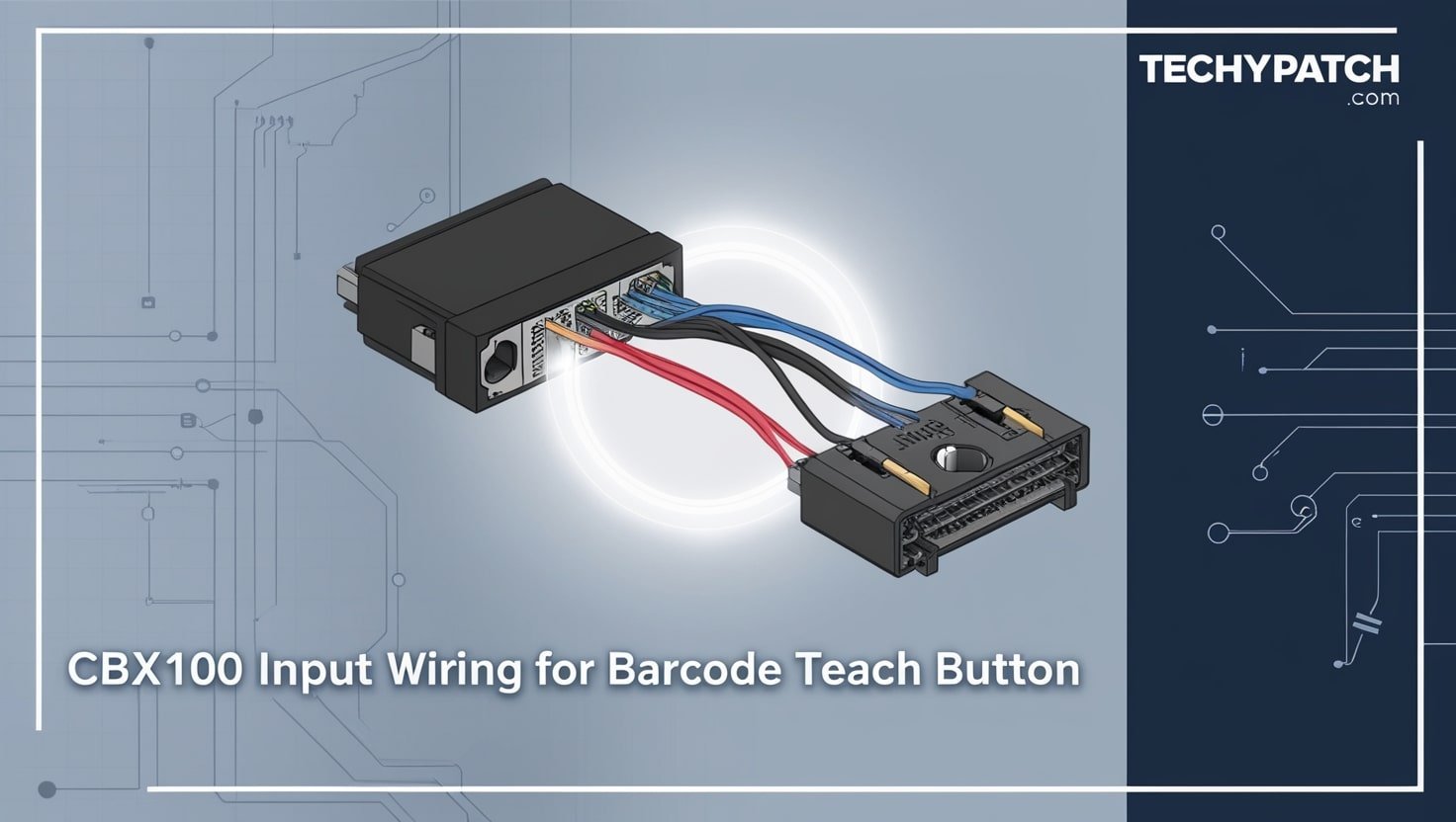 Wiring Cbx100 Input For A Barcode Teach Button