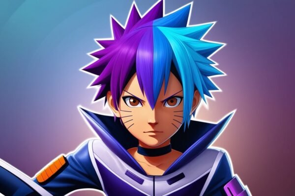 who is the blue and purple hair layud in boruto